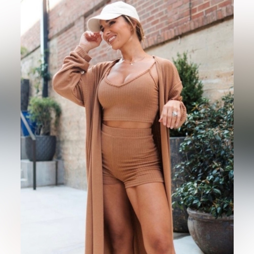 Kittenish Set Angelica Terry Cloth Shorts and Top